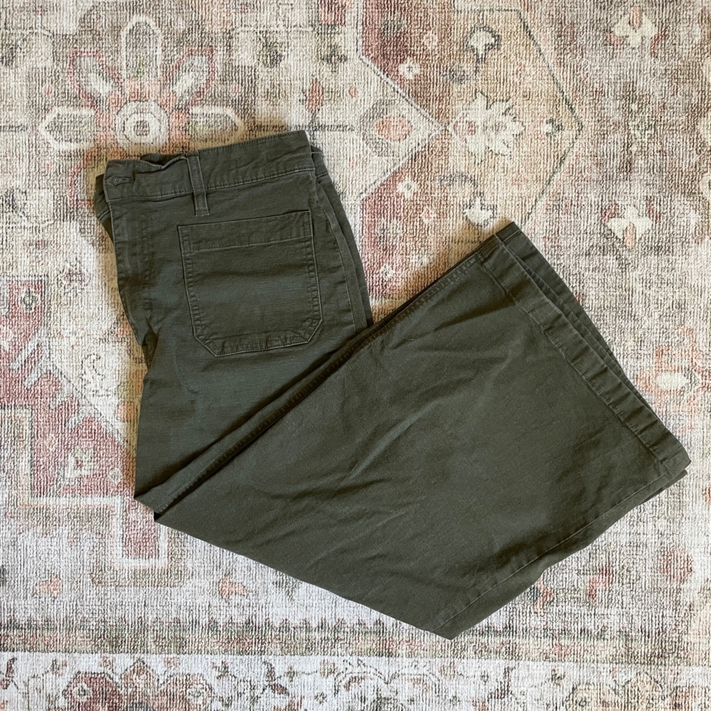 JCrew Point Sur Wide Leg Crop Jeans